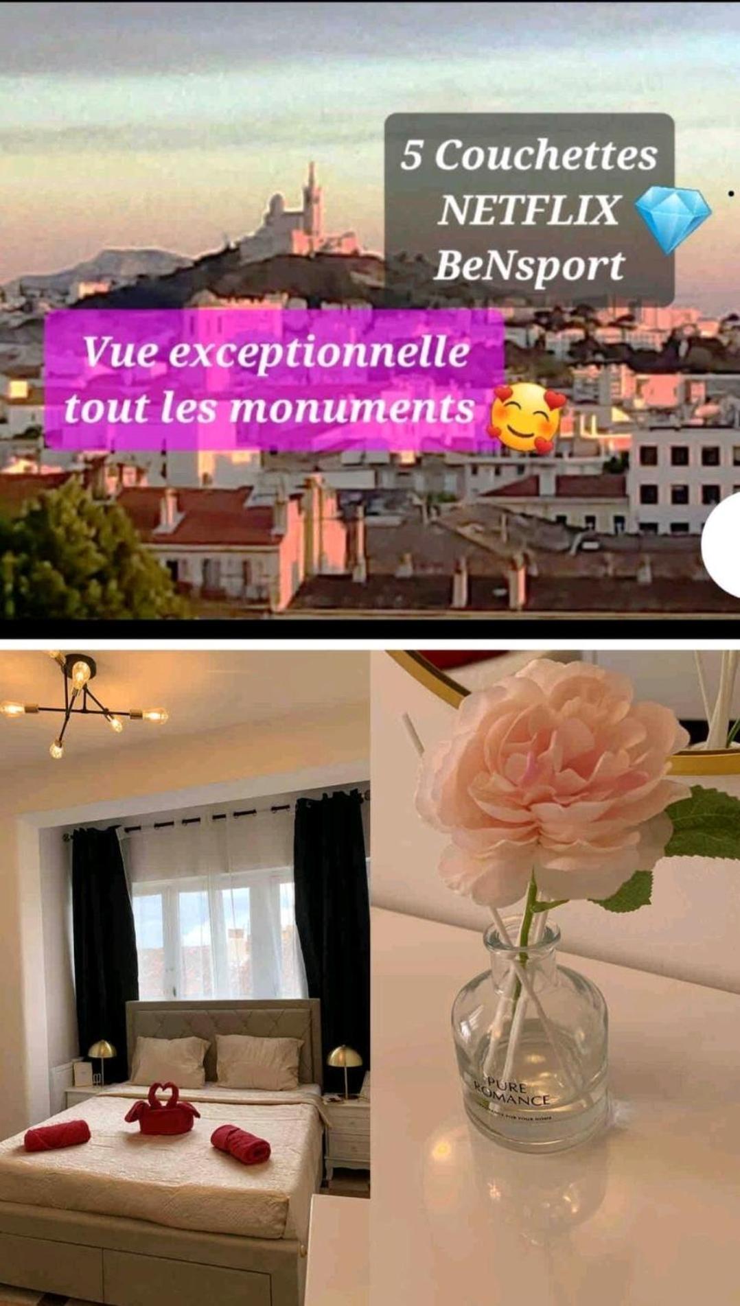 Sublime 2 Pieces Vue Incroyable Mer Et Tout Les Monuments De Marseille Ngoại thất bức ảnh